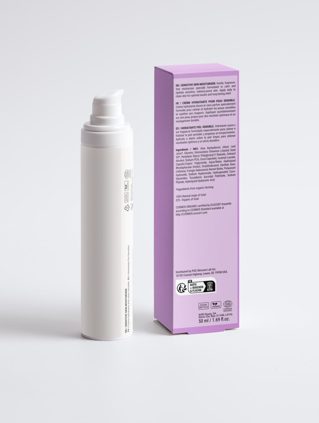 Sensitive Skin Moisturiser, Fragrance Free