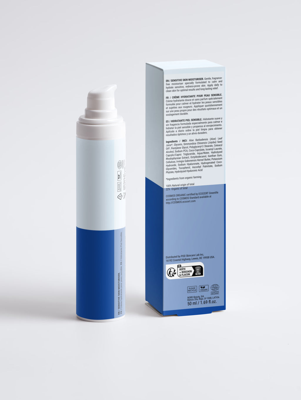 Sensitive Skin Moisturiser, Fragrance Free